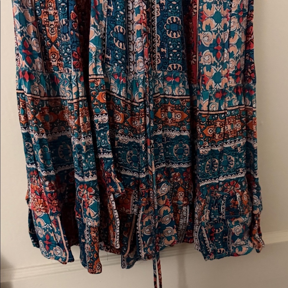 NWOT Angie Bohemian Multicolor Strappy Dress size: M - Picture 7 of 7